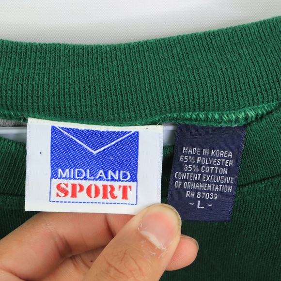 90s Mens Large Michigan State Athletics Sweatshirt - Picture 5 of 8